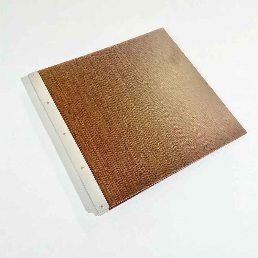Lost Luggage wenge wood 12” photography portfolio